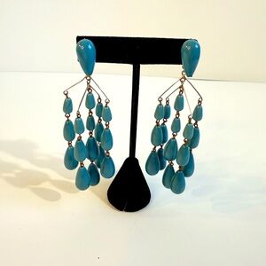 Signed Vogue Vintage Chandelier Earrings